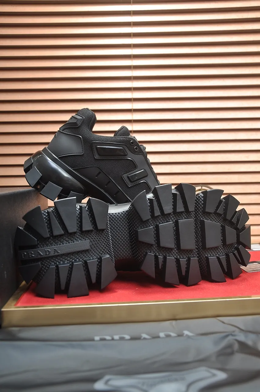 Men's shoes 💰620💶[PRADA] Top original items, new seasonal styles, high quality original items, top original breathable fabric + imported glue, imported stretch fabric inside with original cowhide foot pads, original air cushion outsole! Quality guaranteed! Code 38-45 (45 customized)